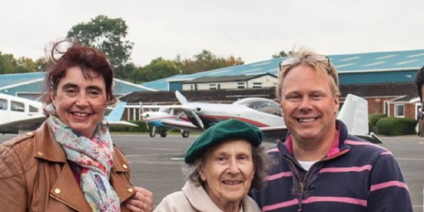 Care team with Jean and her son Richard