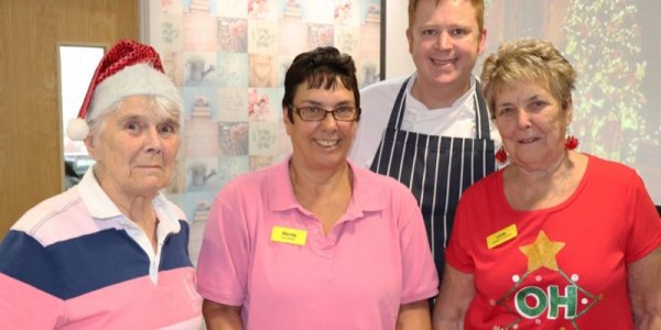 The team and residents at The Fremantle Trust celebrate bake off success