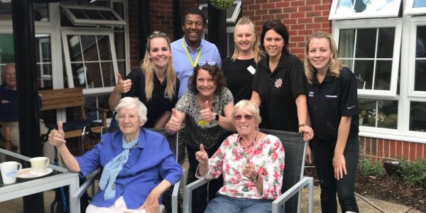 Cobham aerospace volunteers