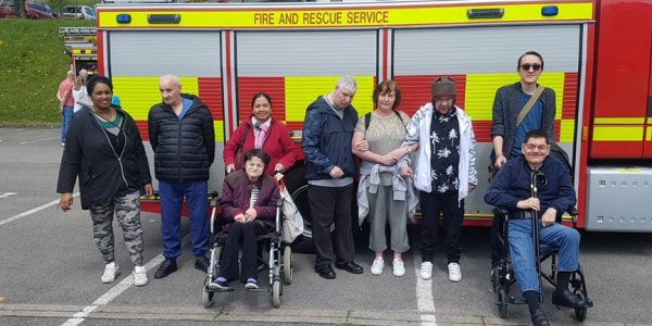 Service users from Downley Lodge