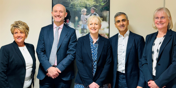 L-R: Caroline Dunagan, Dan Hayes, Jacqui Roynon, Narinder Singh, Karen Southern