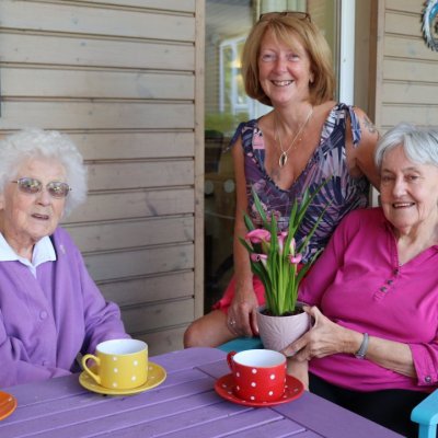 Pauline, Sheila and Sue celebrating International Friendship Day 