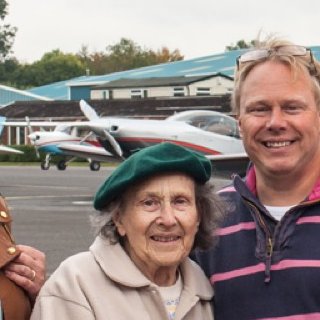 Care team with Jean and her son Richard