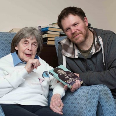 Bernard Lyall with his mother Katharine 