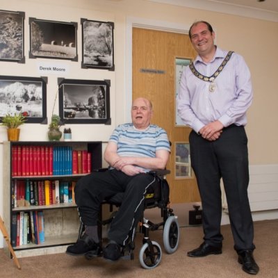 Derek and Cllr Matthew Walsh