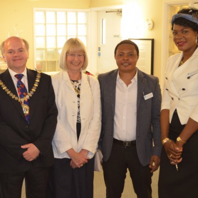 Care team with the Mayor of Barnet